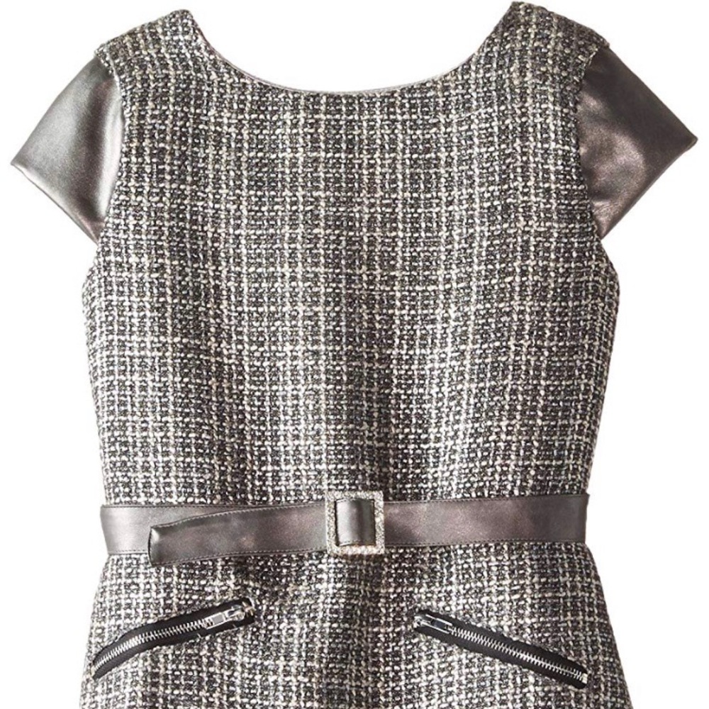 BIscotti Metallic Boucle Dress Girls size 8